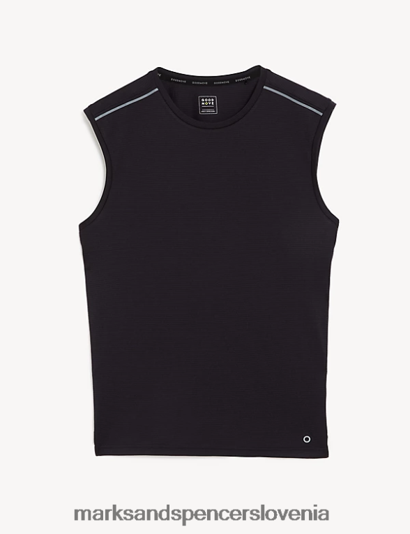 top za hitro sušenje treninga Črna Marks & Spencer oblačila moški 6T8F6X6497