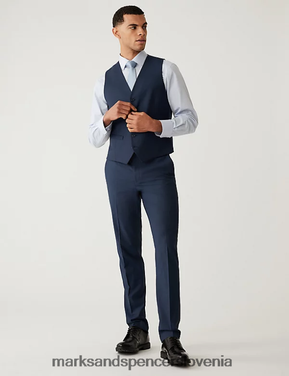 telovnik indigo Marks & Spencer oblačila moški 6T8F6X6542