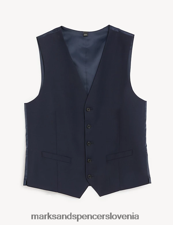 telovnik mornarica Marks & Spencer oblačila moški 6T8F6X6541