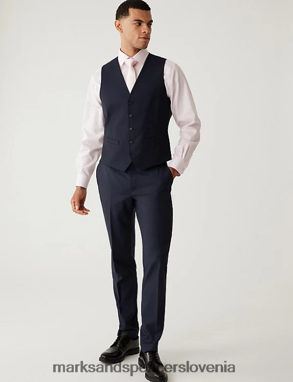 telovnik mornarica Marks & Spencer oblačila moški 6T8F6X6541