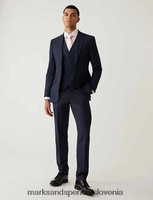 telovnik mornarica Marks & Spencer oblačila moški 6T8F6X6541