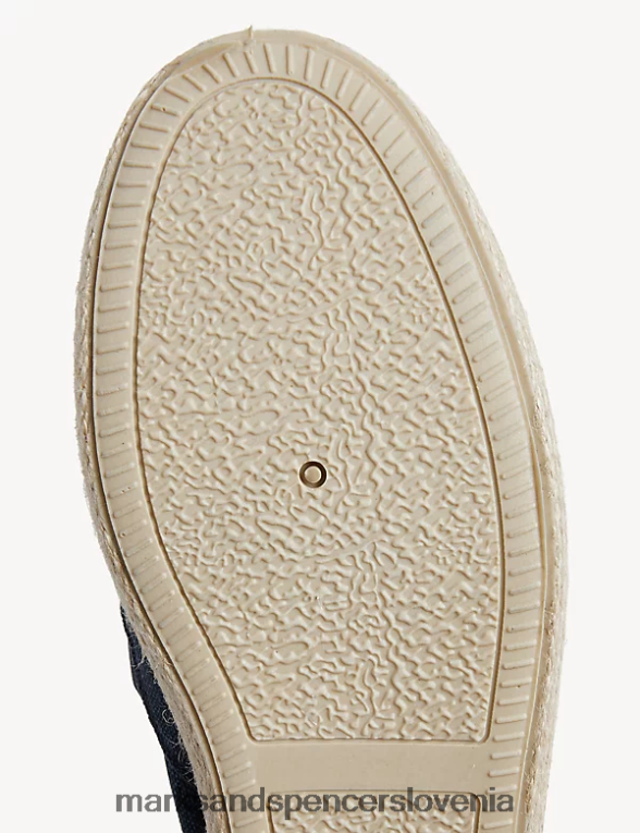 platnene natikače espadrile s svežimi nogami temen denim Marks & Spencer obutev moški 6T8F6X5426