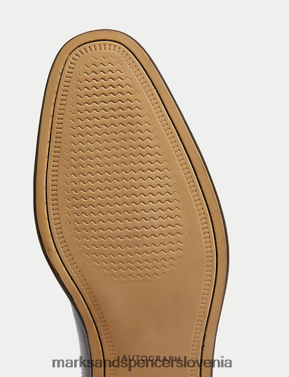 usnjeni oxford čevlji rjav Marks & Spencer obutev moški 6T8F6X6140
