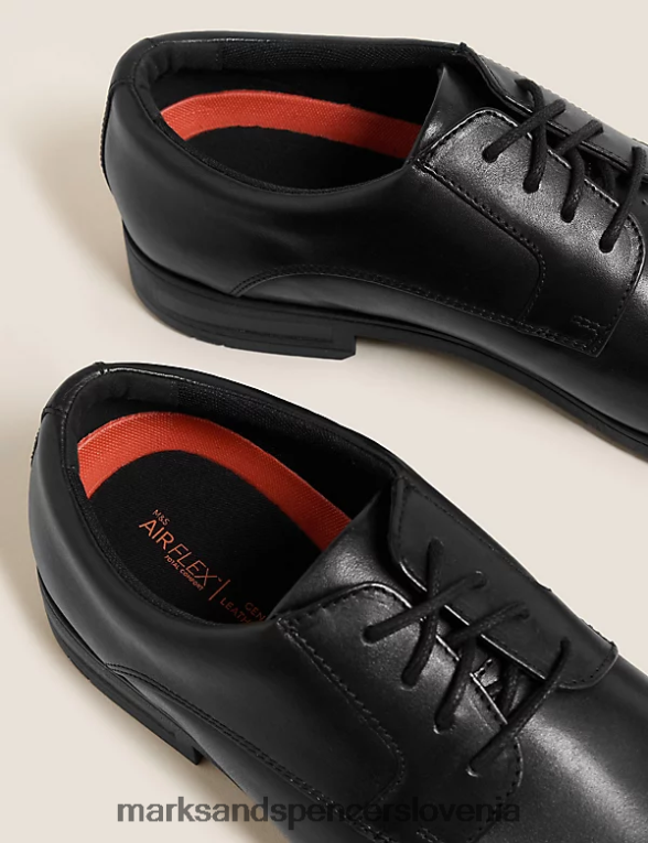 Airflex usnjeni derbi čevlji Črna Marks & Spencer obutev moški 6T8F6X7180