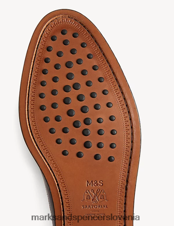 usnjeni brogi rjav Marks & Spencer obutev moški 6T8F6X5893