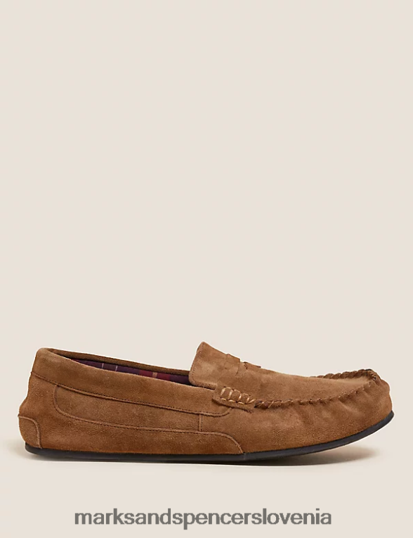 copati iz semiša s freshfeet porjavelost Marks & Spencer obutev moški 6T8F6X7011