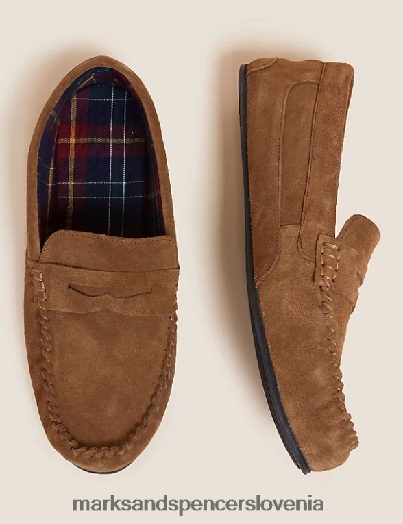 copati iz semiša s freshfeet porjavelost Marks & Spencer obutev moški 6T8F6X7011
