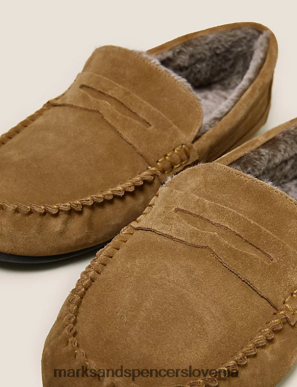 copati iz semiša s freshfeet porjavelost Marks & Spencer obutev moški 6T8F6X7055