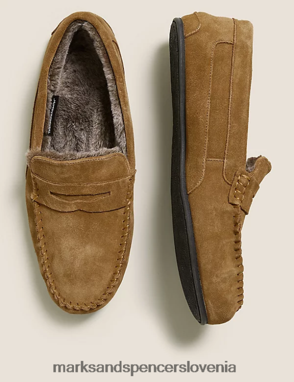 copati iz semiša s freshfeet porjavelost Marks & Spencer obutev moški 6T8F6X7055