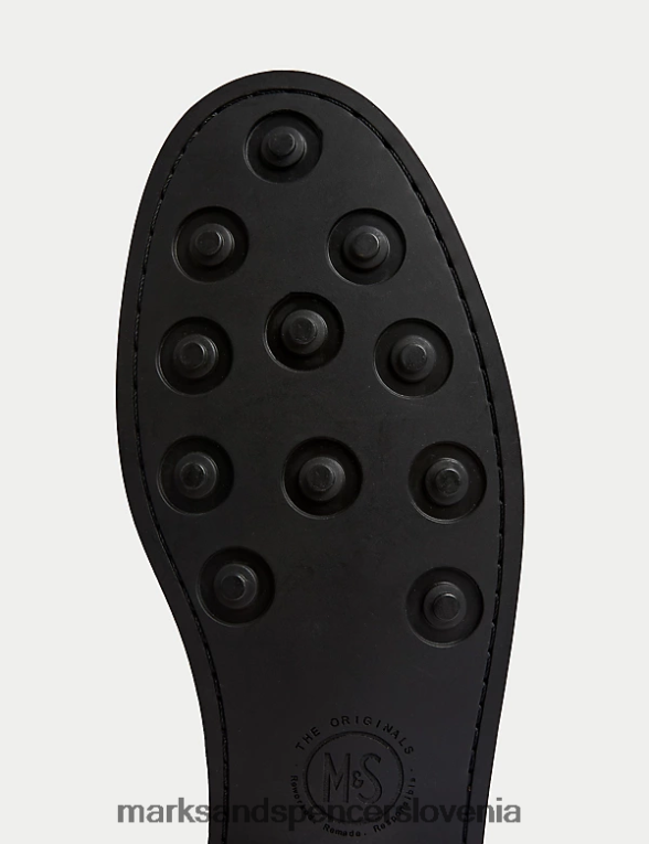 hunslet penny loafer bordo Marks & Spencer obutev moški 6T8F6X5001