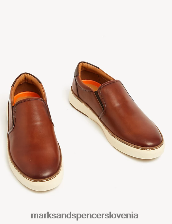 Airflex usnjeni copati slip-on porjavelost Marks & Spencer obutev moški 6T8F6X6835