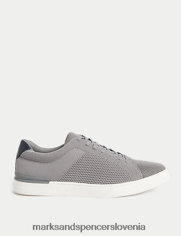 copati z vezalkami siva Marks & Spencer obutev moški 6T8F6X6248