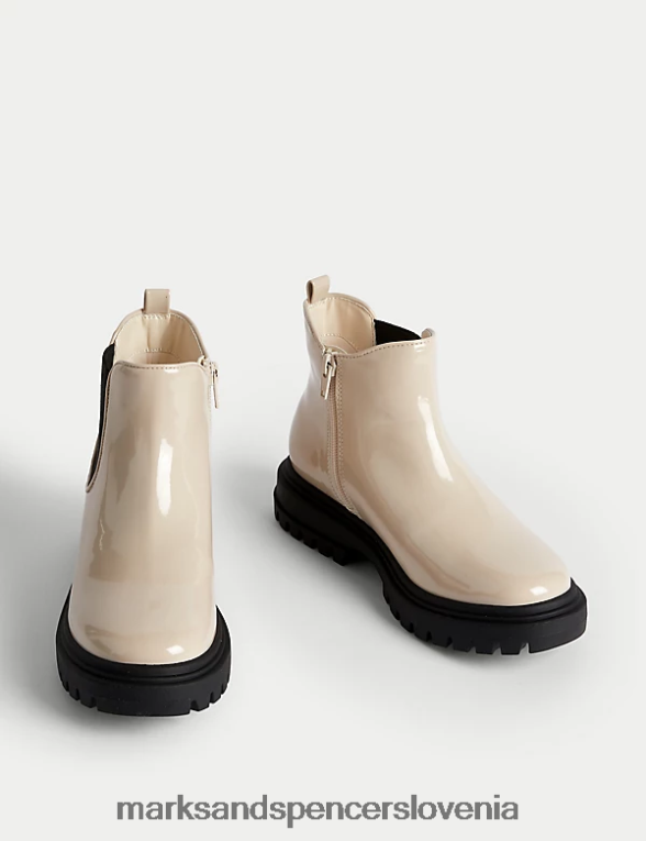 Freshfeet debeli chelsea škornji krema Marks & Spencer obutev otroci 6T8F6X9189