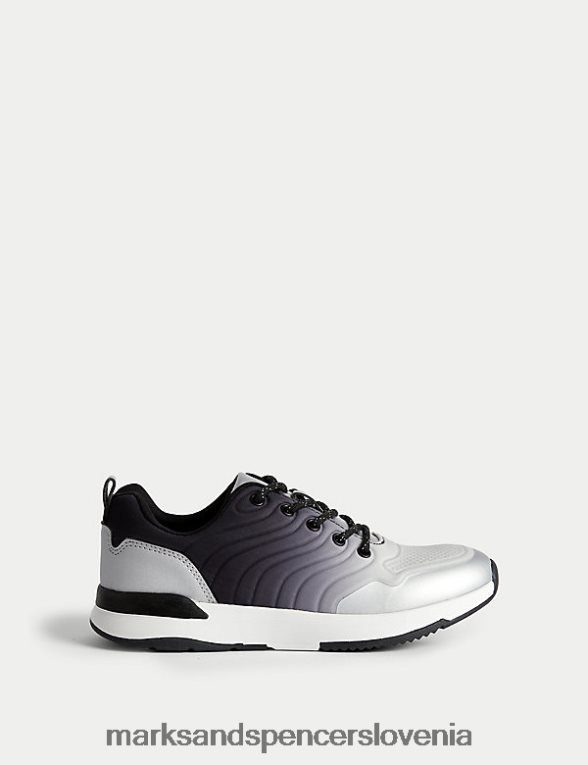 Freshfeet čipkasti športni copati črna mešanica Marks & Spencer obutev otroci 6T8F6X8098