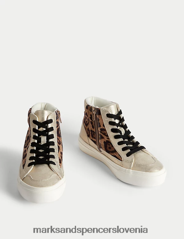 Freshfeet visoke superge rjava mešanica Marks & Spencer obutev otroci 6T8F6X8821