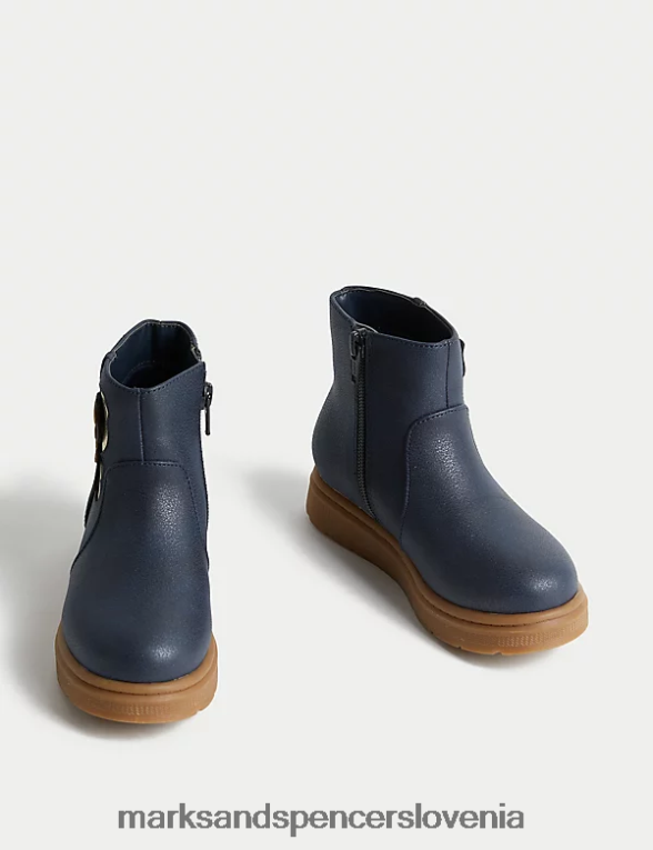 chelsea škornji freshfeet mornarica Marks & Spencer obutev otroci 6T8F6X8964
