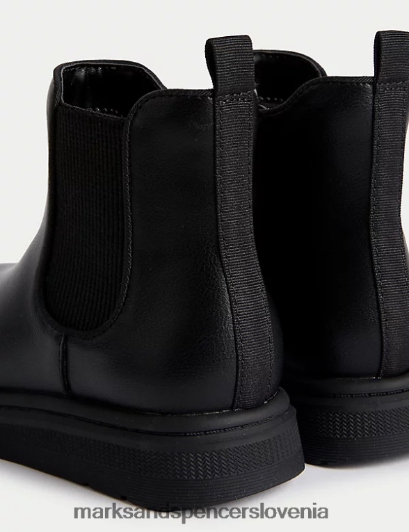 chelsea škornji freshfeet Črna Marks & Spencer obutev otroci 6T8F6X9208