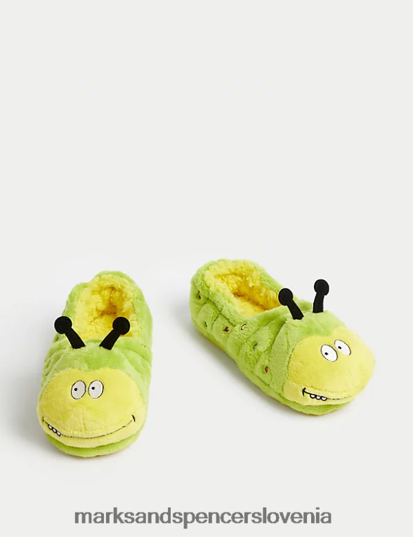colin the caterpillar copate zelena mešanica Marks & Spencer obutev otroci 6T8F6X8009