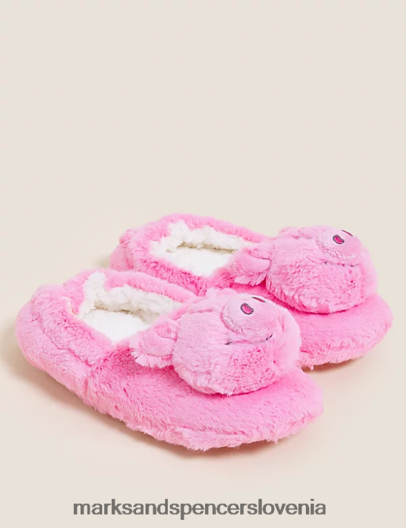 copati percy pig roza Marks & Spencer obutev otroci 6T8F6X8070