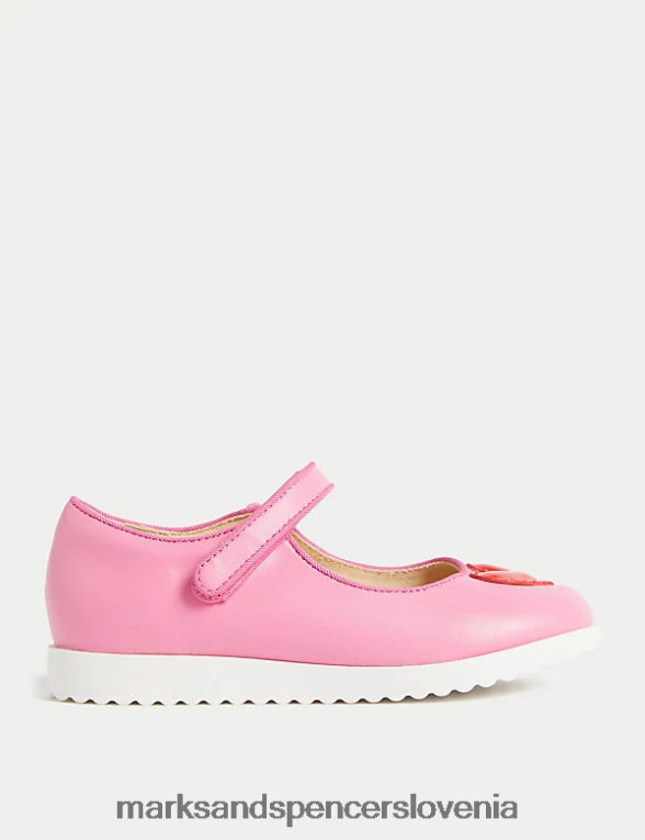 čevlji riptape heart mary jane roza Marks & Spencer obutev otroci 6T8F6X9796
