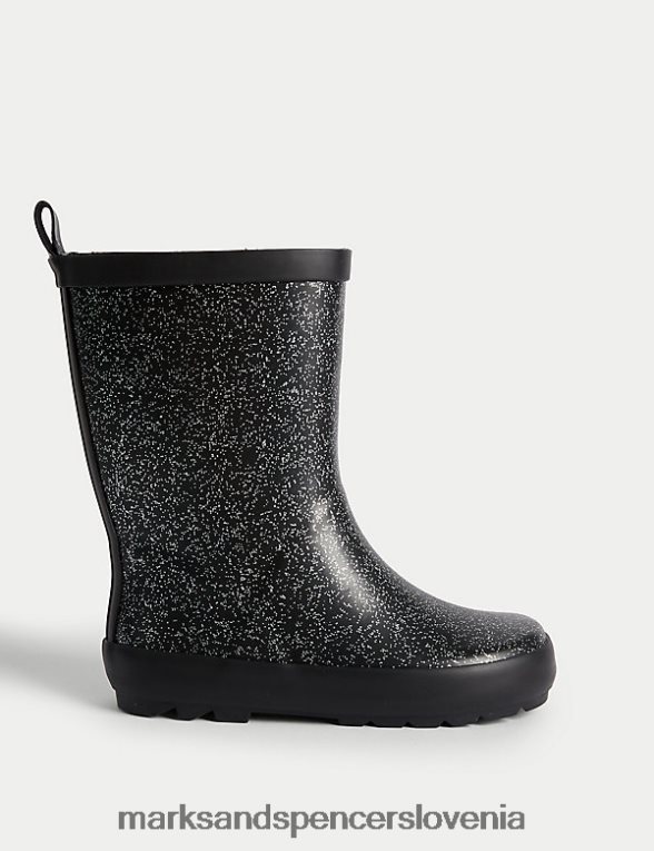 freshfeet bleščeči jopiči Črna Marks & Spencer obutev otroci 6T8F6X9899