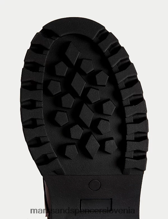škornji s čipko freshfeet jagodičja Marks & Spencer obutev otroci 6T8F6X9624