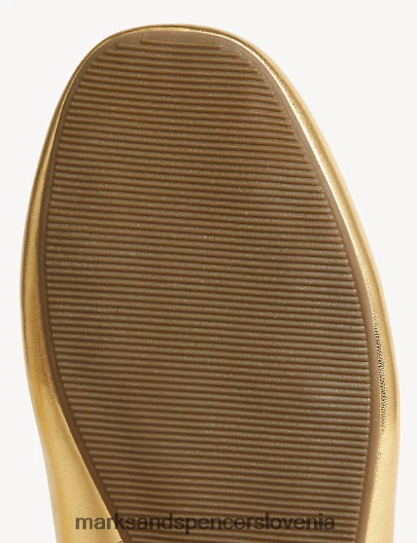 kovinske balerinke zlato Marks & Spencer obutev otroci 6T8F6X9656