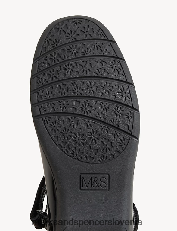 lakasti šolski copati Črna Marks & Spencer obutev otroci 6T8F6X9903