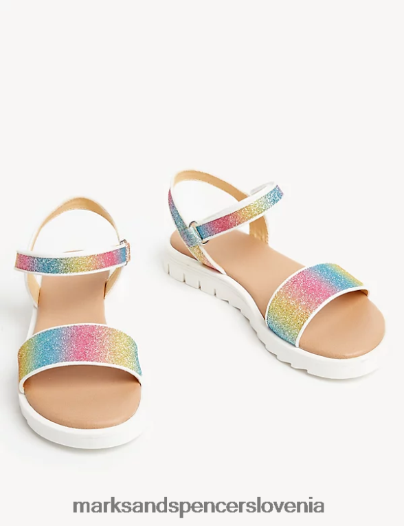 mavrični bleščeči sandali multi Marks & Spencer obutev otroci 6T8F6X9841