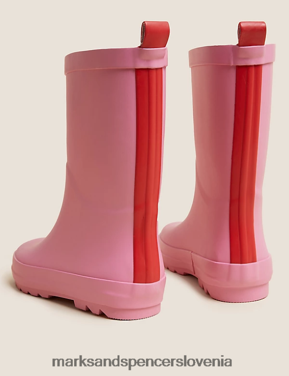 navadni welly škornji roza Marks & Spencer obutev otroci 6T8F6X9945