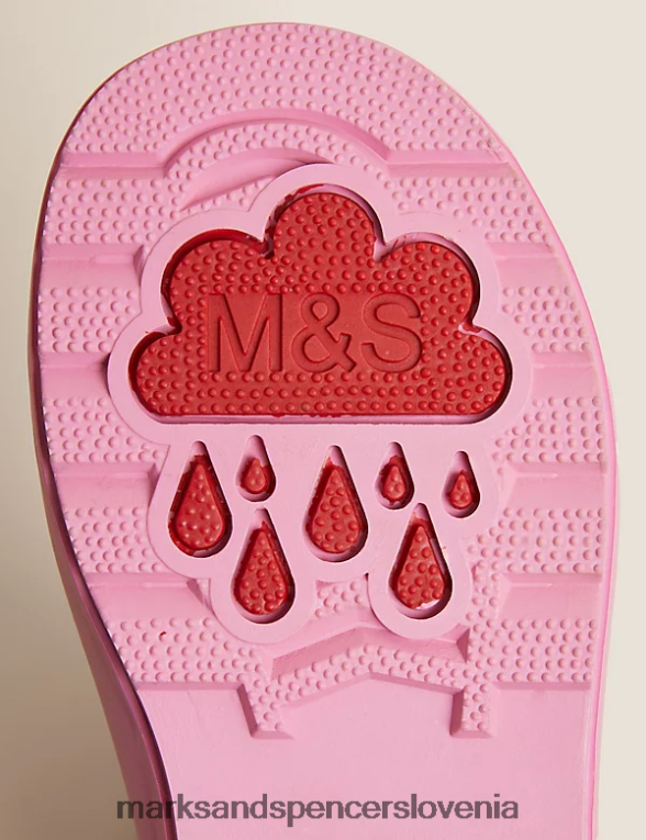 navadni welly škornji roza Marks & Spencer obutev otroci 6T8F6X9945