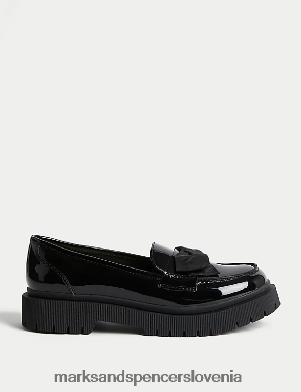 patentirani loaferji freshfeet Črna Marks & Spencer obutev otroci 6T8F6X9618