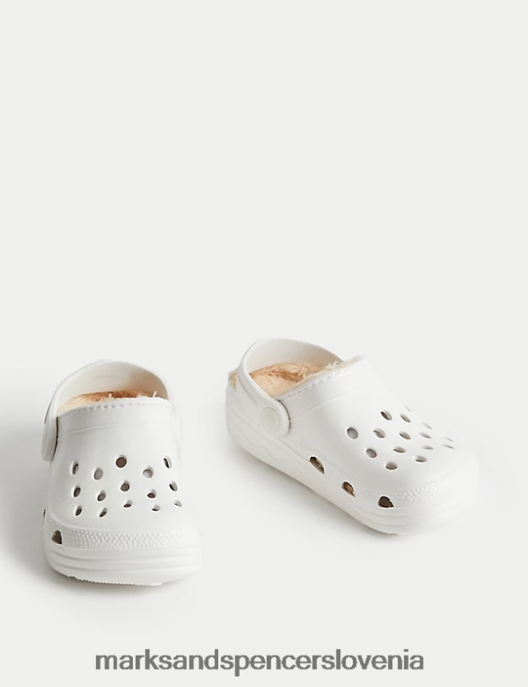 s krznom podložene cokle krema Marks & Spencer obutev otroci 6T8F6X9587