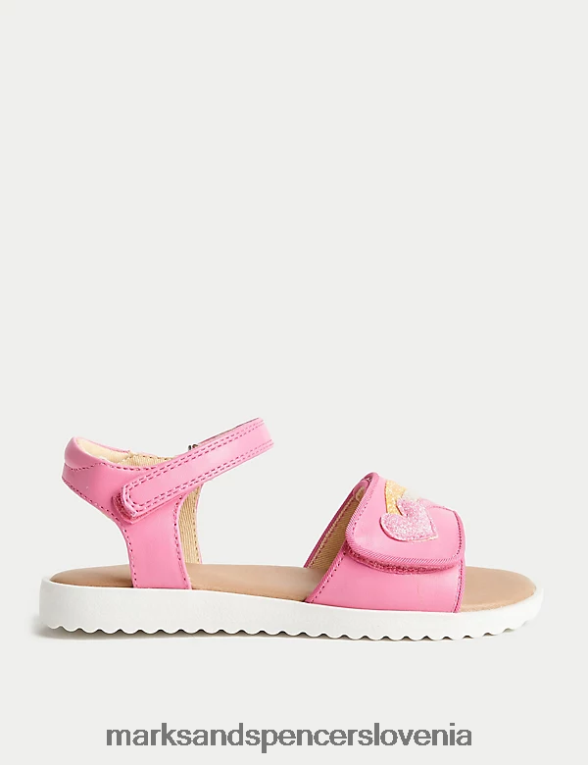 sandali Rainbow Riptape roza Marks & Spencer obutev otroci 6T8F6X9898