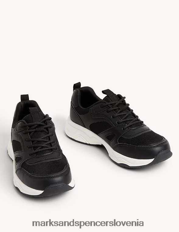 trenažerji freshfeet črna mešanica Marks & Spencer obutev otroci 6T8F6X9522