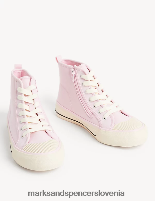 visoke majice iz platna freshfeet roza Marks & Spencer obutev otroci 6T8F6X9555