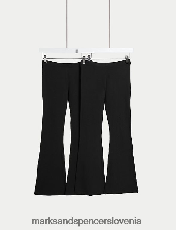 2pk bogate bombažne pajkice Črna Marks & Spencer oblačila otroci 6T8F6X9132