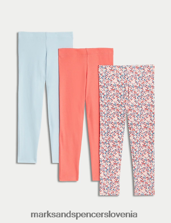 3pk bombažne rebraste pajkice multi Marks & Spencer oblačila otroci 6T8F6X8971