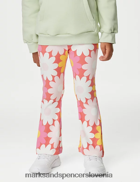 bombažne pajkice s cvetličnim motivom multi Marks & Spencer oblačila otroci 6T8F6X8855