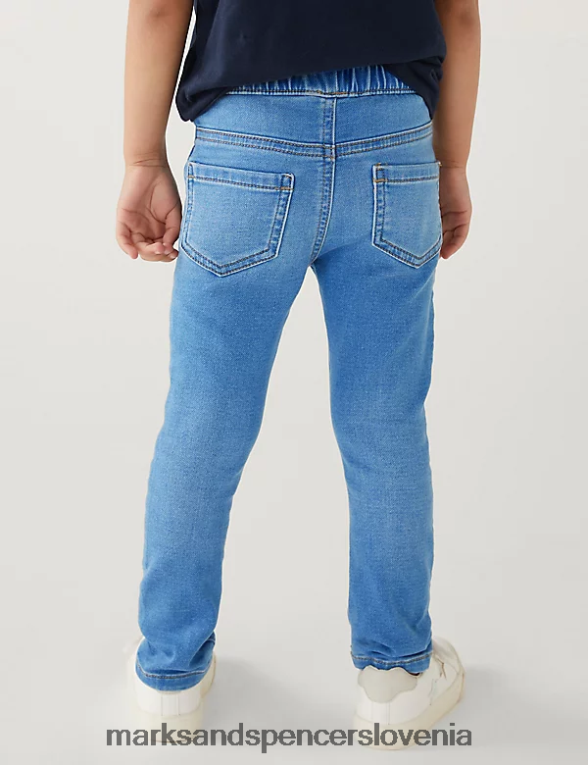 denim jeggings med modri denim Marks & Spencer oblačila otroci 6T8F6X9541