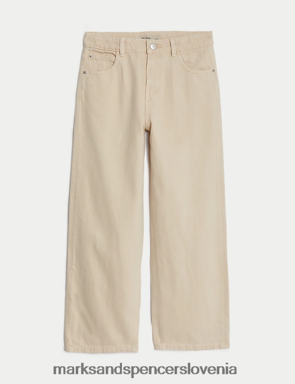 široke denim kavbojke nevtralen Marks & Spencer oblačila otroci 6T8F6X9014