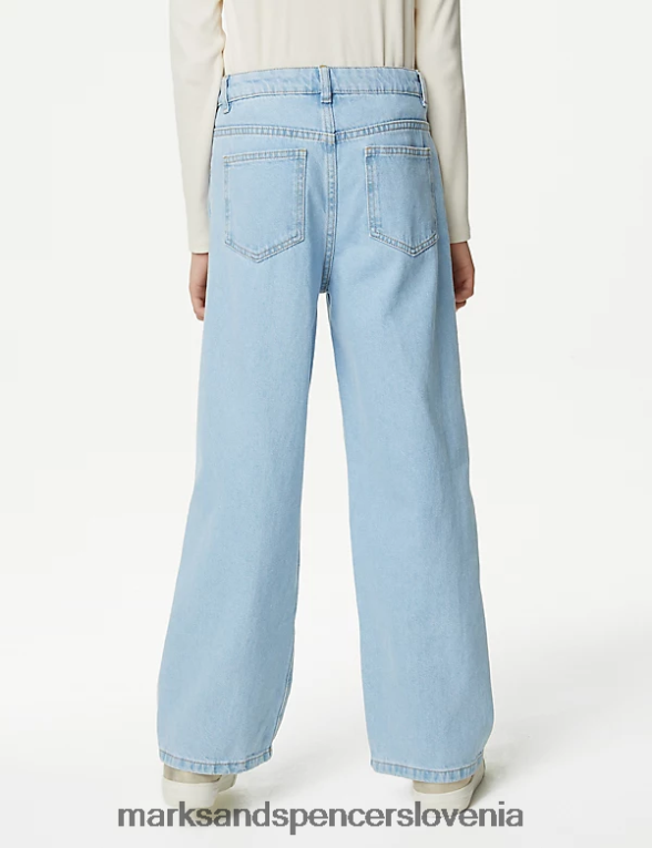 široke kavbojke denim Marks & Spencer oblačila otroci 6T8F6X9630