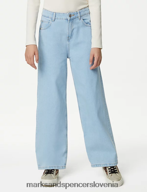 široke kavbojke denim Marks & Spencer oblačila otroci 6T8F6X9630
