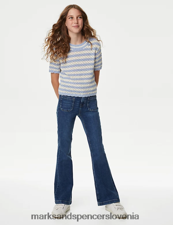 sežgane kavbojke denim Marks & Spencer oblačila otroci 6T8F6X9715