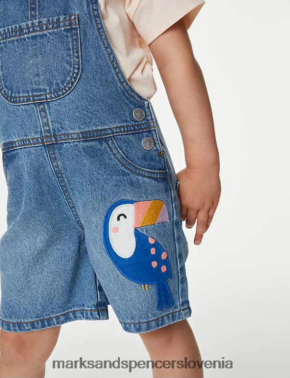kratka kombinezona denim Marks & Spencer oblačila otroci 6T8F6X9432
