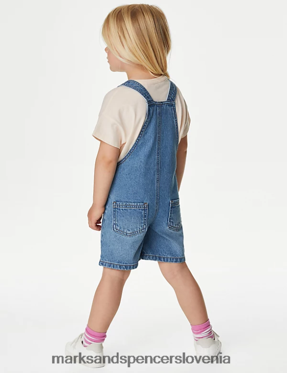kratka kombinezona denim Marks & Spencer oblačila otroci 6T8F6X9432