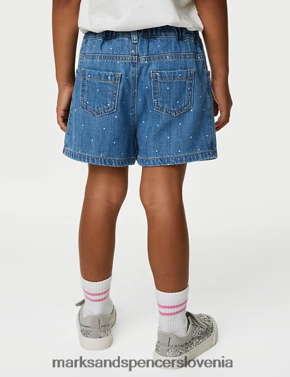 pikčasta skorta denim Marks & Spencer oblačila otroci 6T8F6X8986