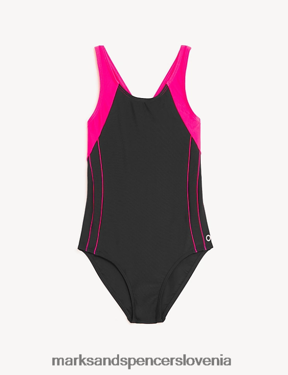 športne kopalke črna mešanica Marks & Spencer šolska uniforma otroci 6T8F6X9811