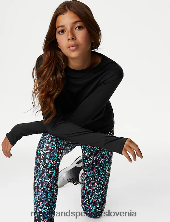 športni top Črna Marks & Spencer šolska uniforma otroci 6T8F6X8312