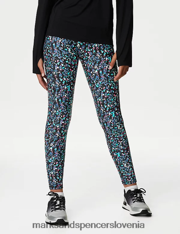 potiskane športne pajkice črna mešanica Marks & Spencer šolska uniforma otroci 6T8F6X9310